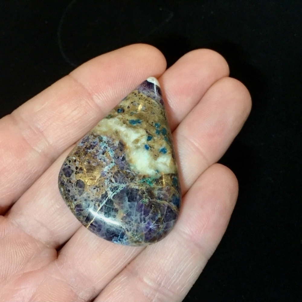 Natural Kaleidascope Prism Agate Cabochon Utah High Grade 94ct - Picture 3 of 5
